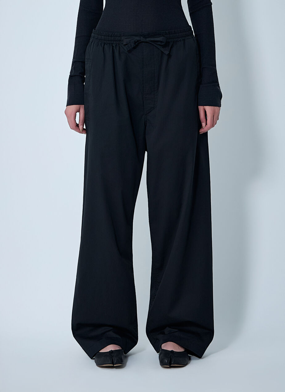 Lightweight Cotton Satin Pants