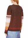 Acne Studios Sweater with All-Over Graphic Print Brown flacn0248018brn