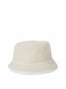 Jacquemus Le Bob Neve Fluffy Bucket Hat Cream fljac0350002wht