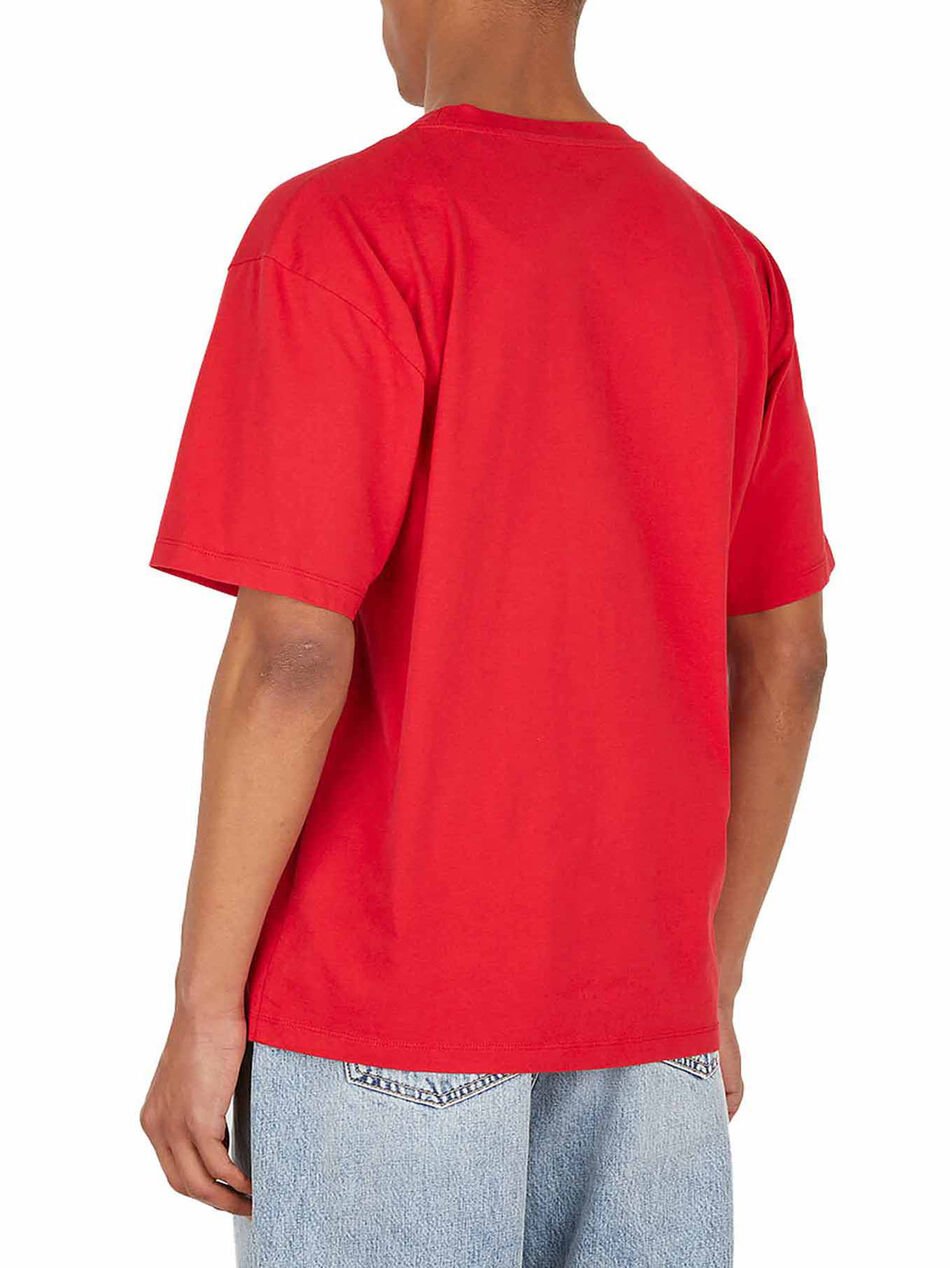 Paccbet Logo Printed T-shirt in Red