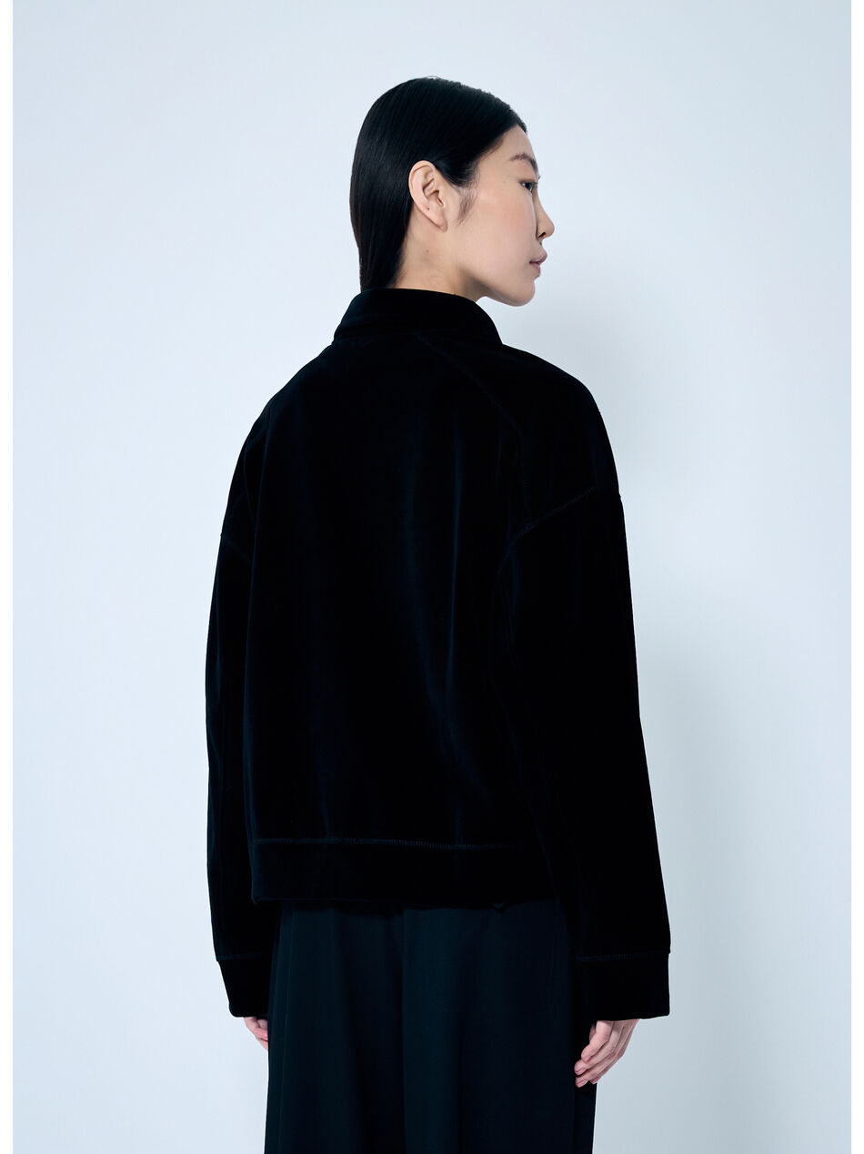 Heavy Velour Polo Shirt