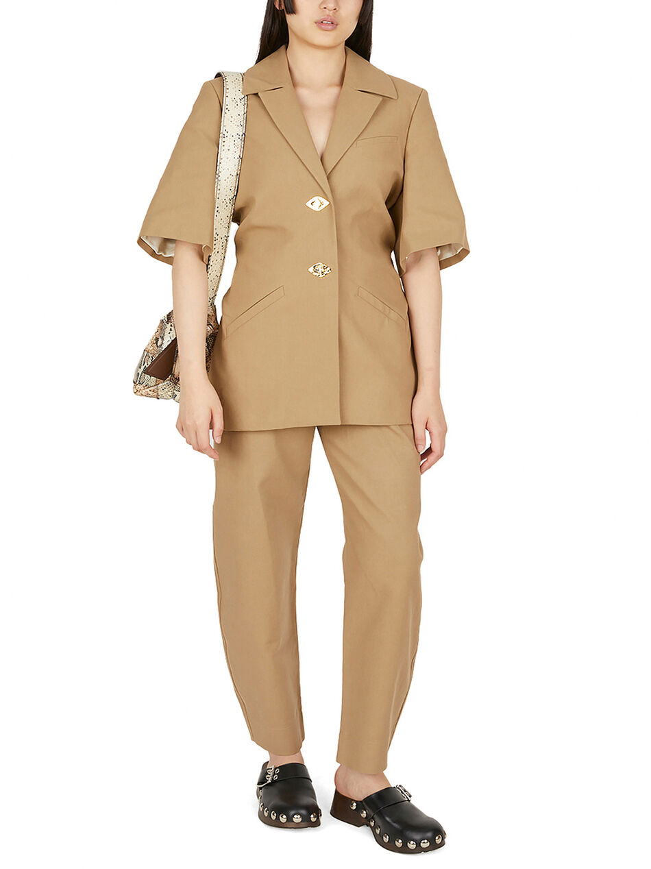 Wide Leg Organic Cotton Pants