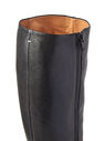 Maison Margiela High-Knee Tabi Boots in Black Leather  flmla0245022blk