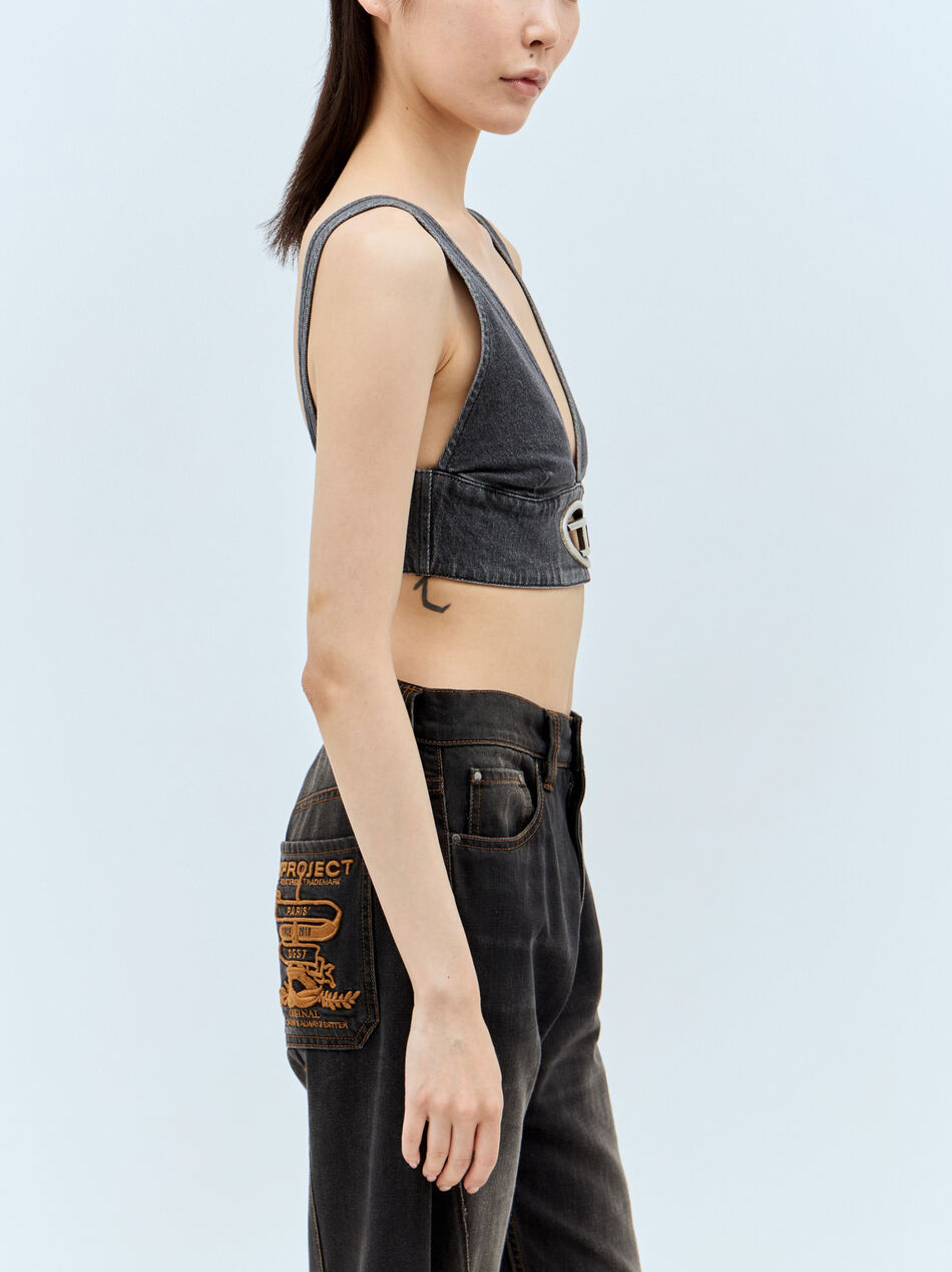 De-Ellys-S Denim Crop Top