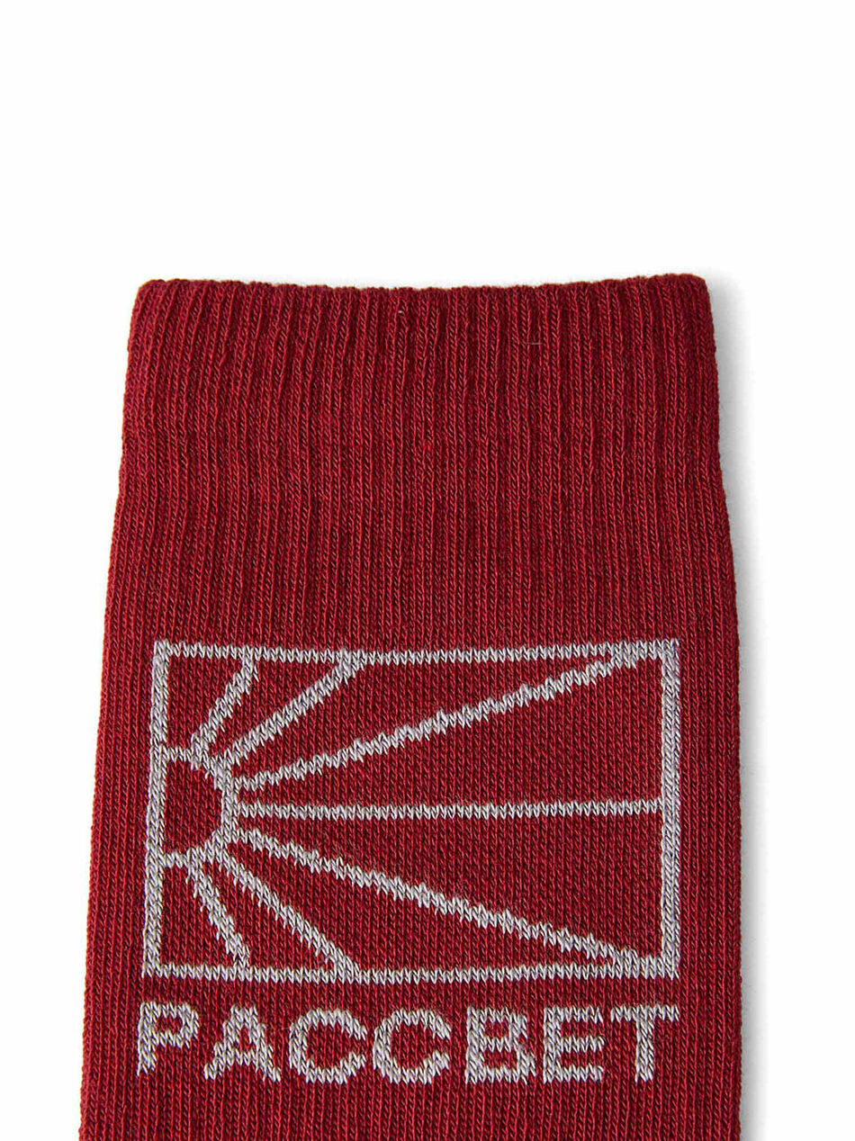 Red Socks with PACCBET Sunrise Logo