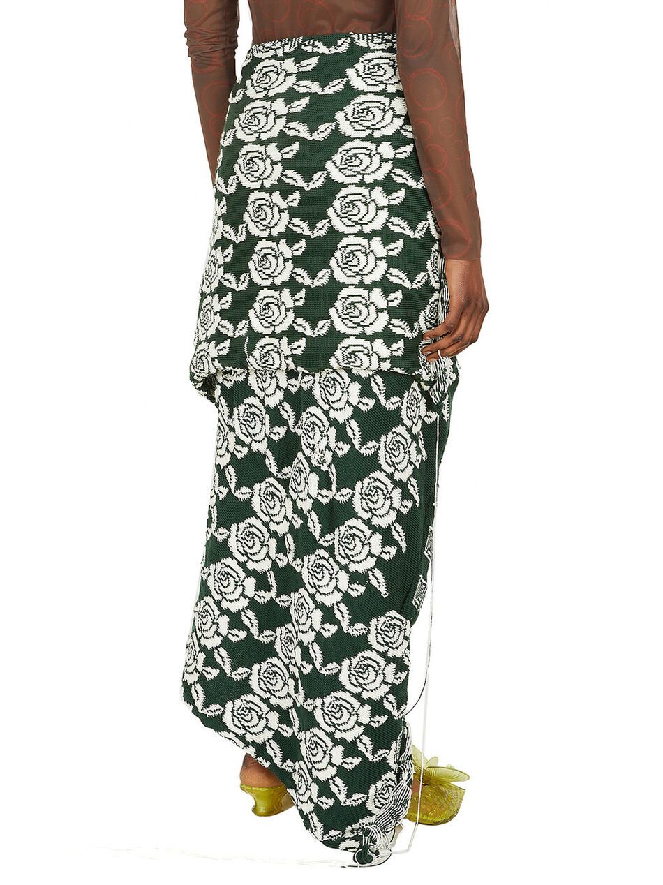 Draped Knitted Skirt