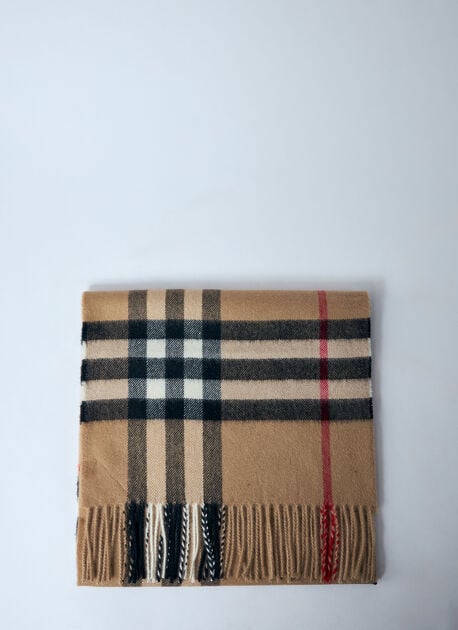 Giant Check Cashmere Scarf