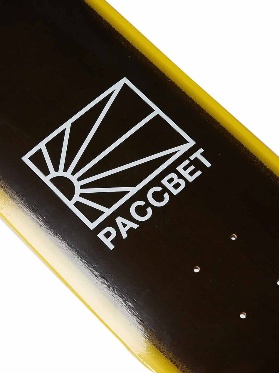 PACCBET Logo Print Blue Skateboard