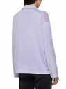 Acne Studios Long Sleeved Knitted Polo Shirt Purple flacn0248013ppl