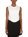 Dion Lee Top A Corsetto Bianco fldle0349003bei