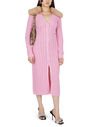 Blumarine Oversized Collar Knit Dress in Pink Pink flblm0249002pin