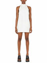 Courrèges White Mini Dress  flcou0248018wht