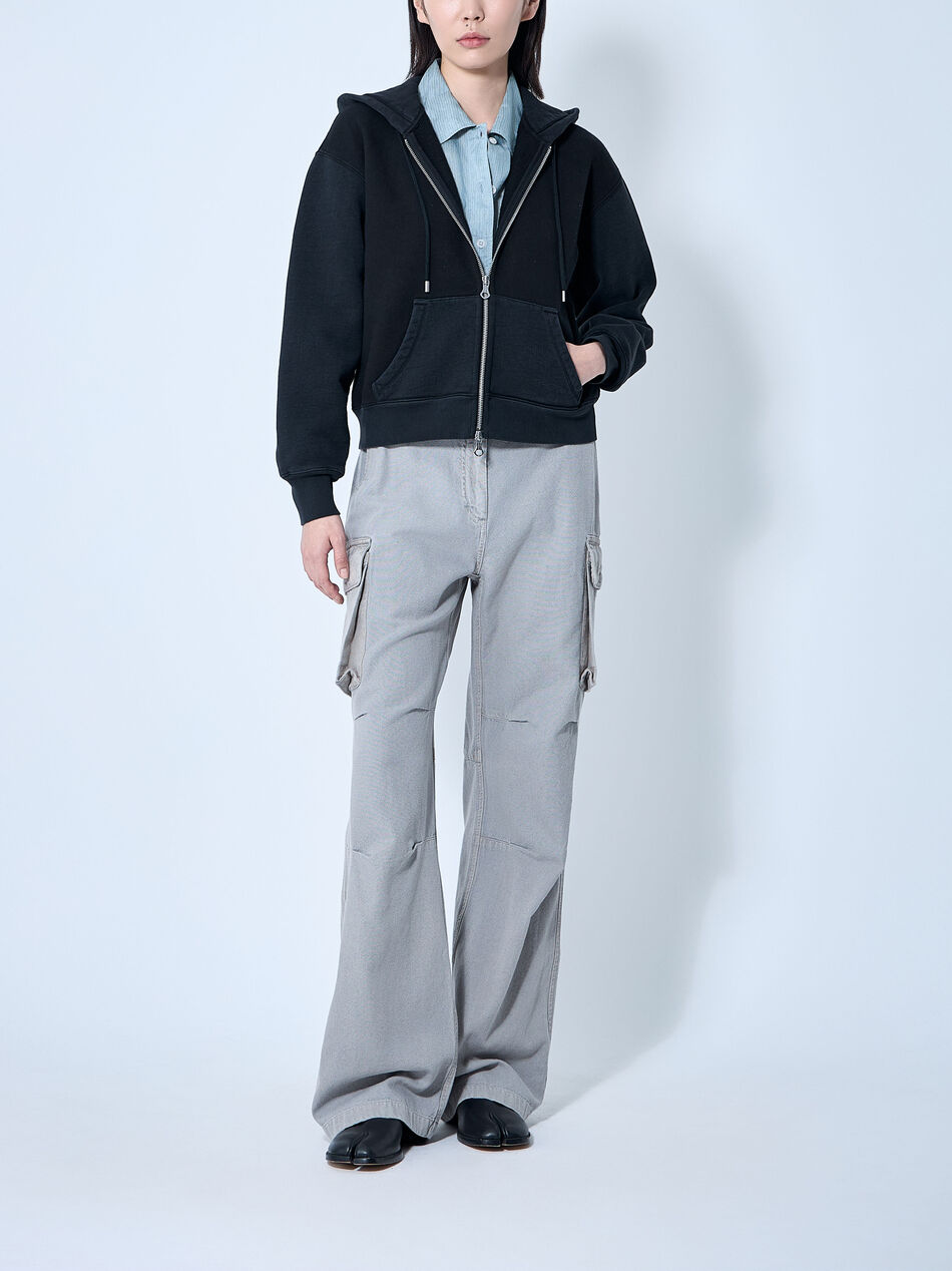 Mischief Hooded Zip-Up Sweatshirt