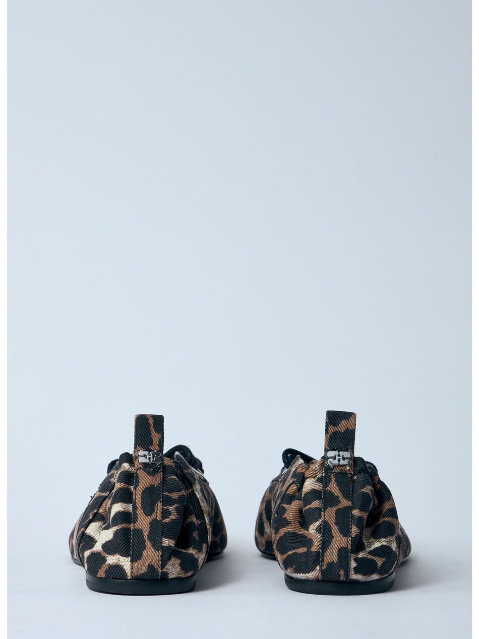 Leopard Oleatex Ballerina Flats