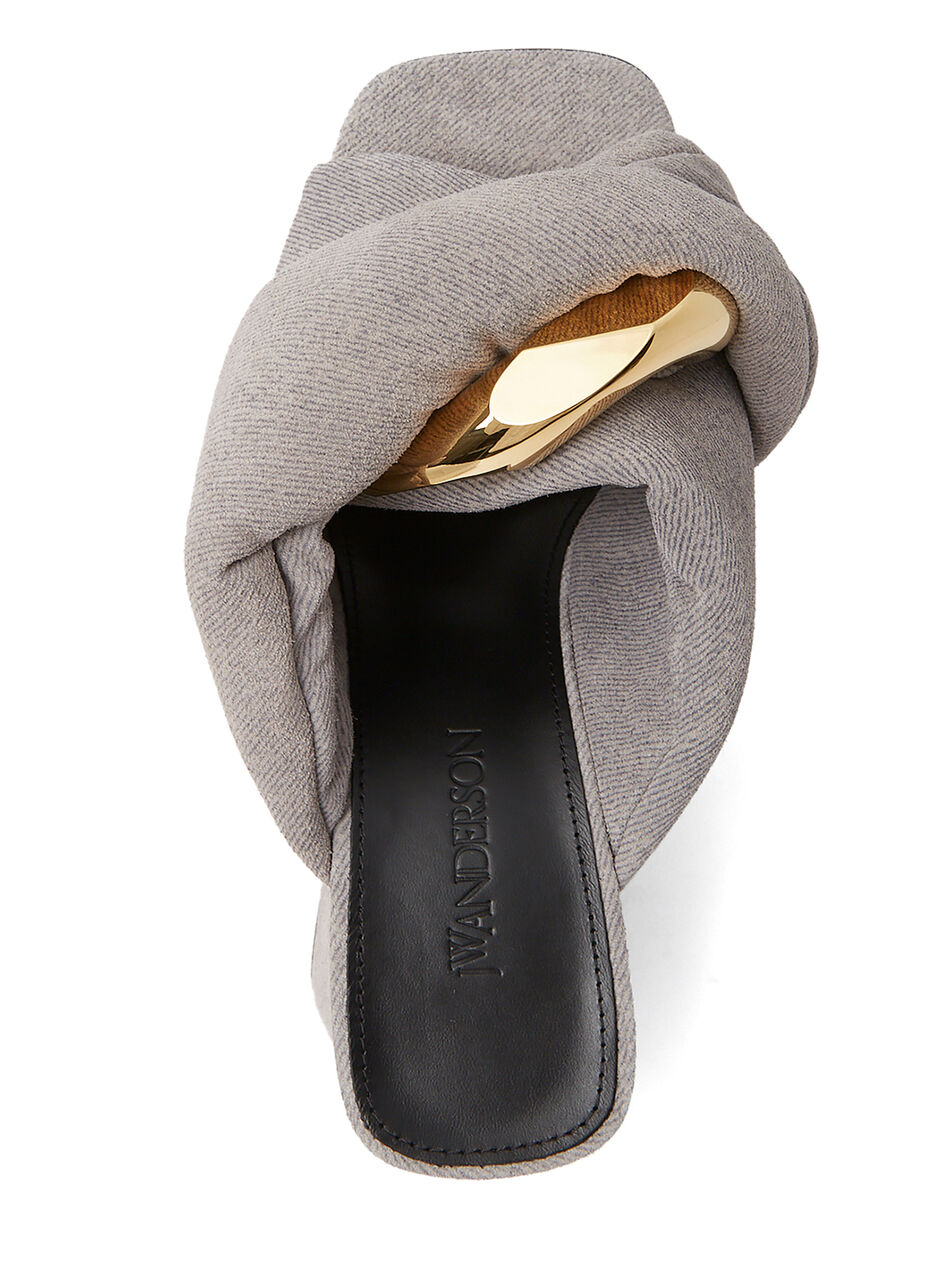 Twisted Heel Chian Sandal