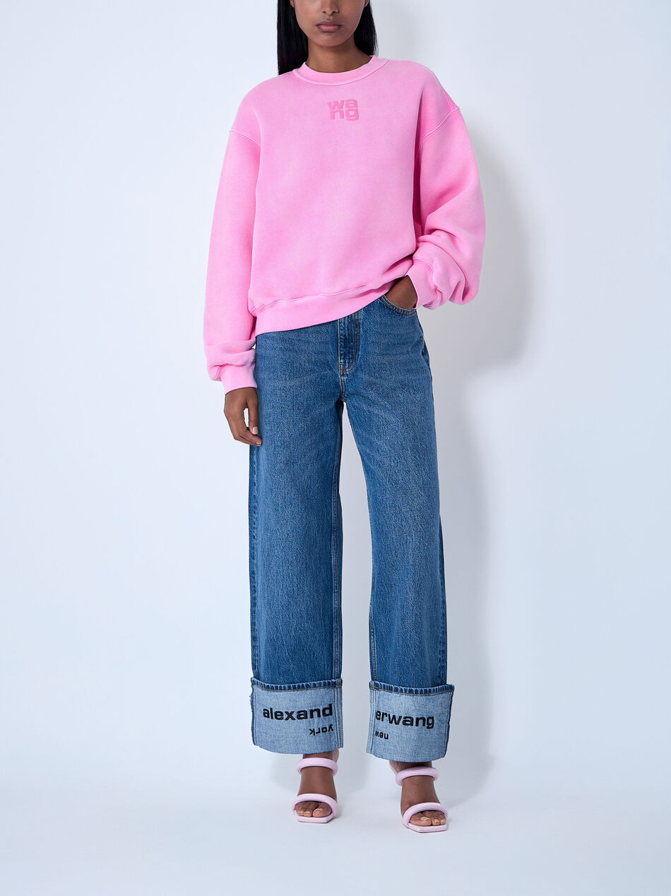 Logo Motif Sweatshirt