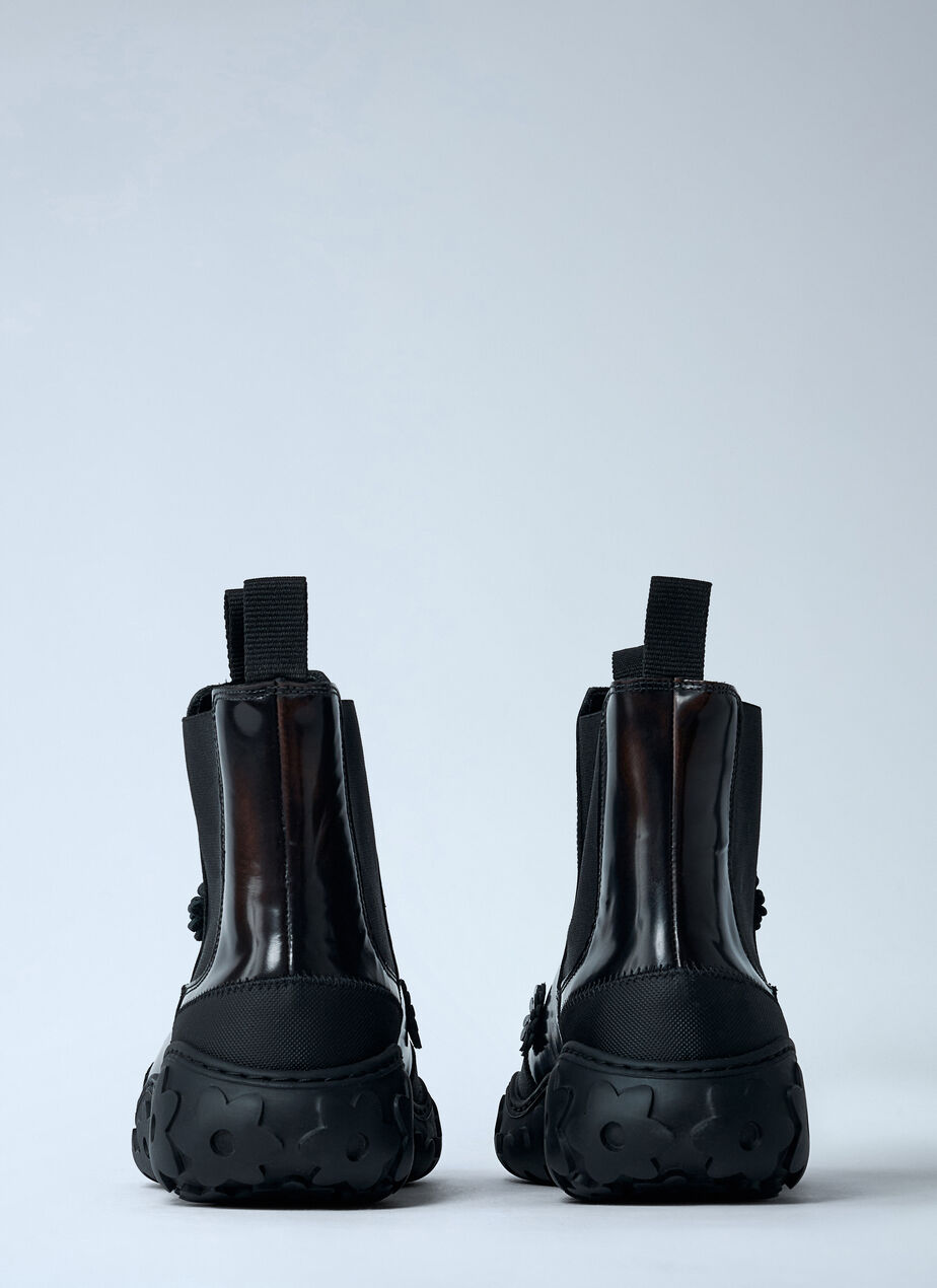 Flower Embellished Boots