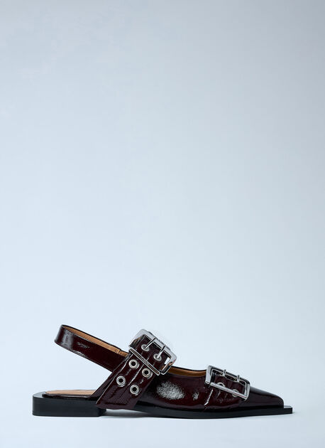 Buckle Ballerina Flats