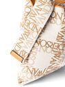 JW Anderson Small Chain Logo Canvas Shoulder Bag Beige fljwa0251022bei