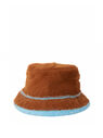 Jacquemus Le Bob Neve Fluffy Bucket Hat in Brown Brown fljac0150032brn