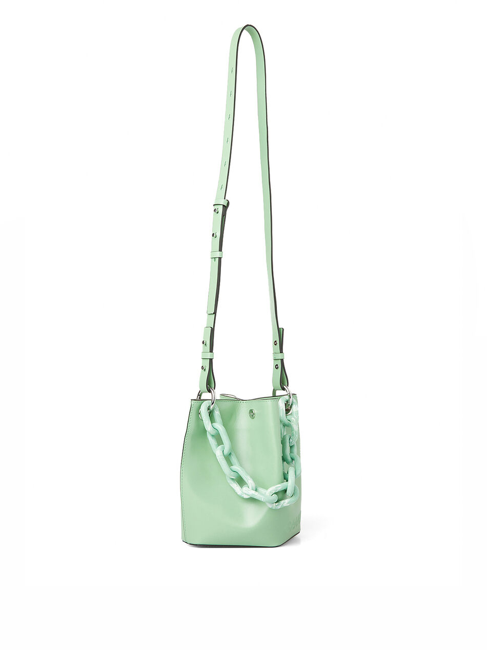 Banner Diamond Small Bucket Bag Peapod