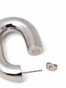 Paco Rabanne XL Link Hoop Earrings Silver flpac0250060sil