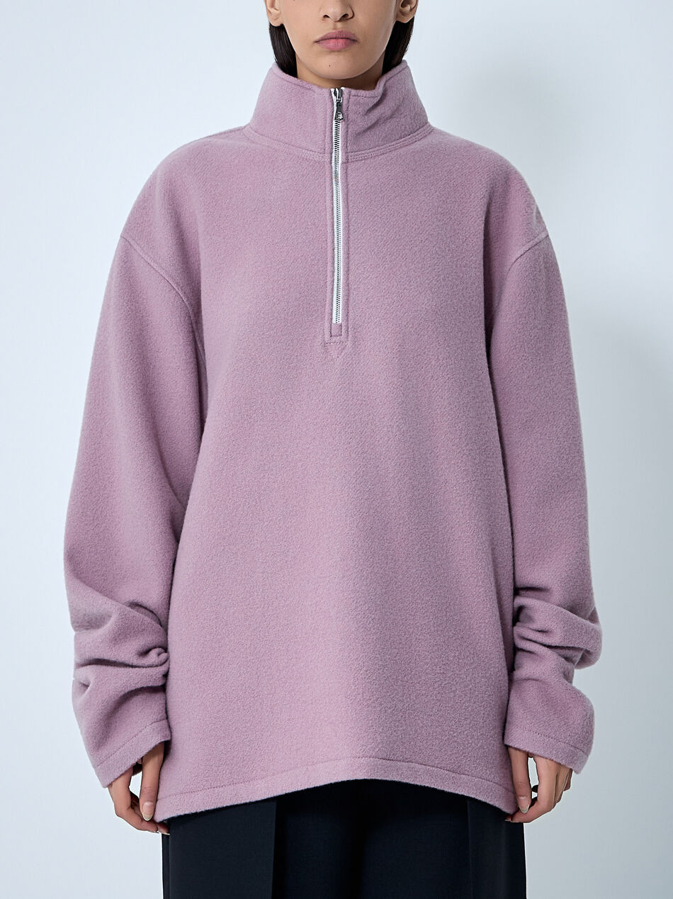 Zip-Up Fleece Sweatshirt