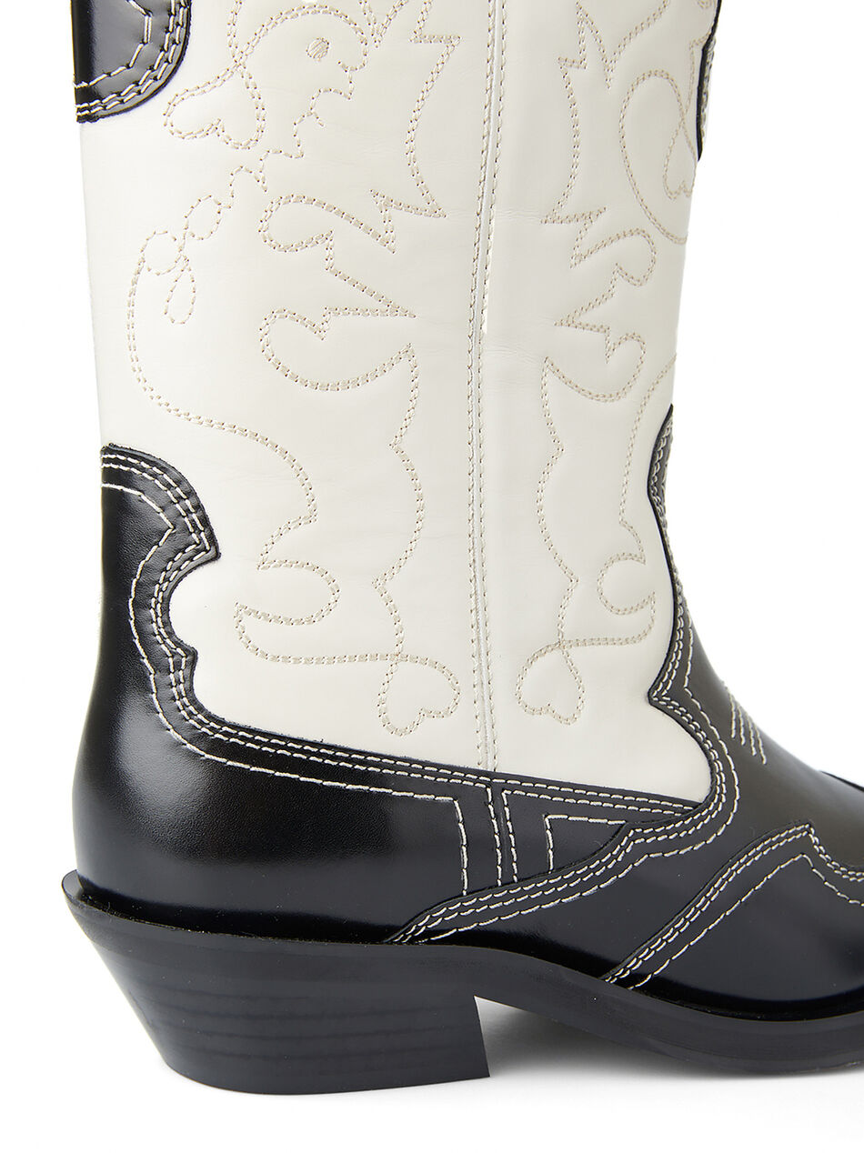 Mid Embroidered Western Boots