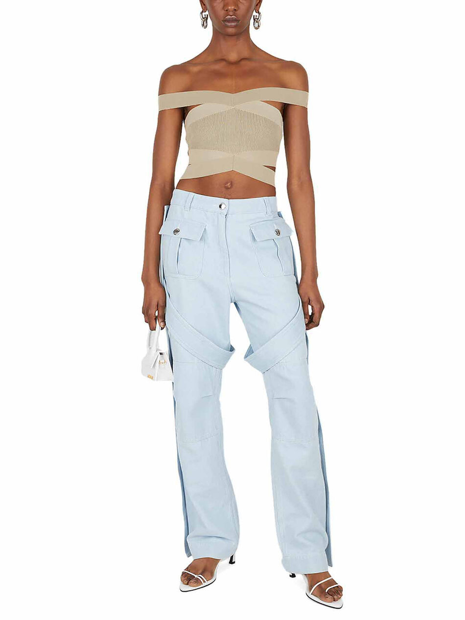 Sleeveless Ribbed Knit Top