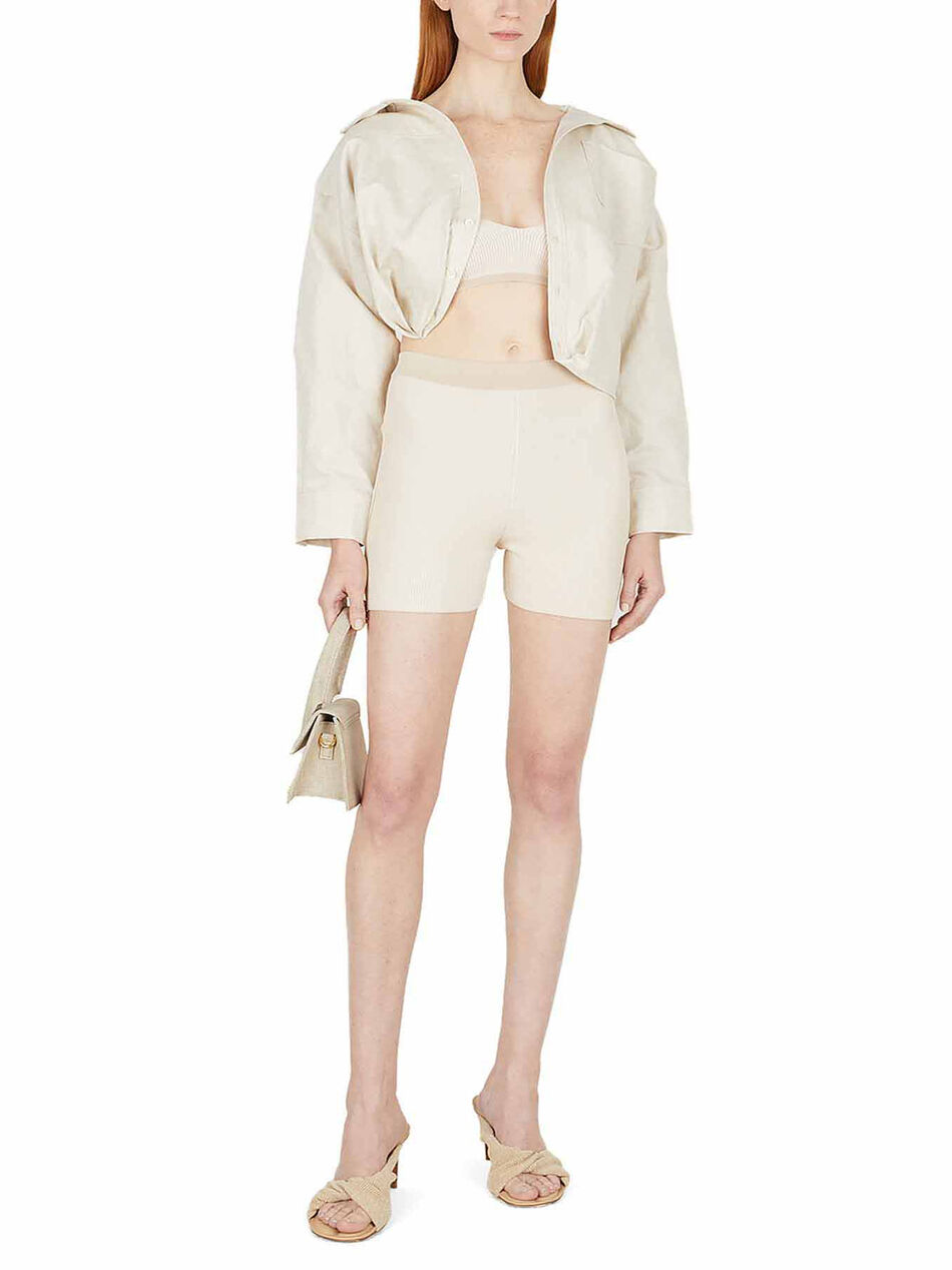 La Arancia Beige Shorts