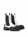 GANNI Chelsea Boots in White Leather White flgan0246121wht