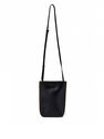GANNI Banner Small Shoulder Bag in Black  flgan0251044blk