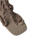 Isa Boulder Medusa Short Wedge Heels Brown flisa0249019bei