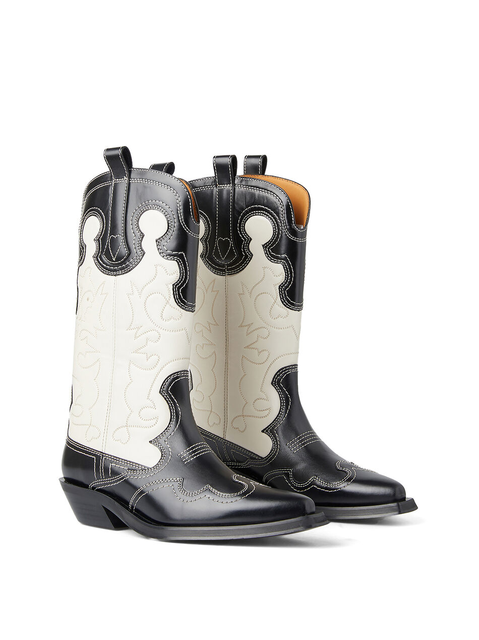 Mid Embroidered Western Boots