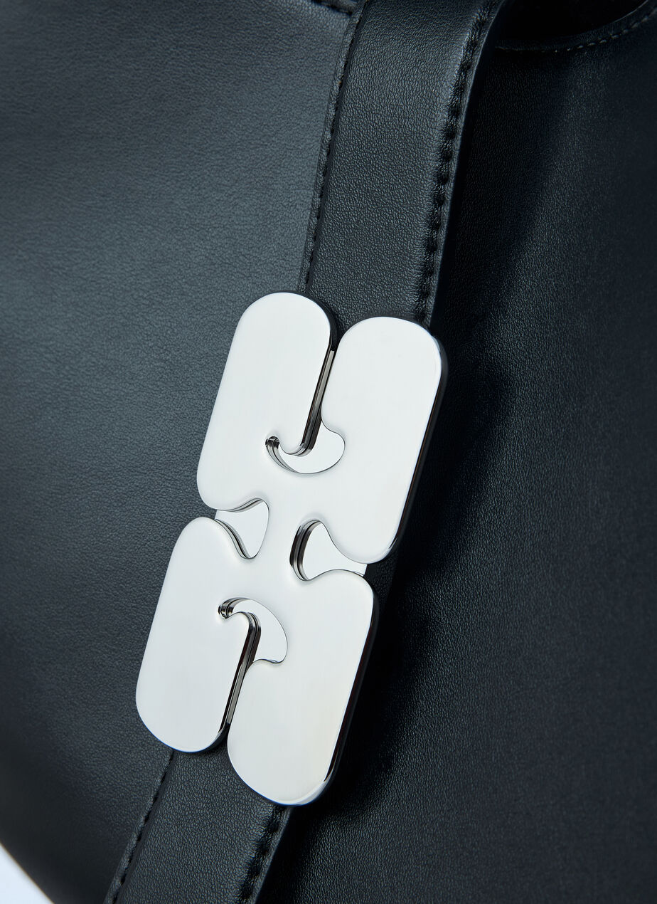 Small Kat Silver Shoulder Bag