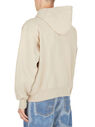 Acne Studios Face Patch Hooded Sweatshirt Beige flacn0349011bei