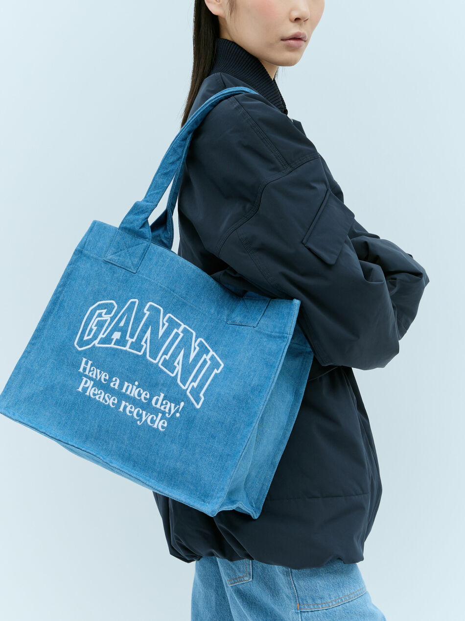 Large Easy Denim Tote Bag