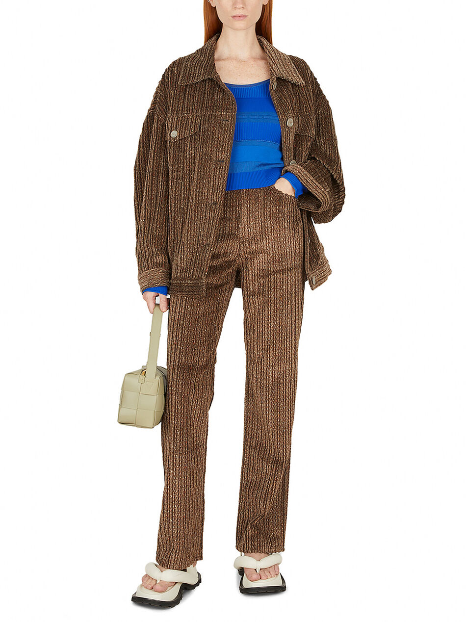 Straight Leg Corduroy Pants