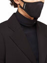 Marine Serre Crescent Moon Air Face Mask with Logo Black flmrs0342007blk