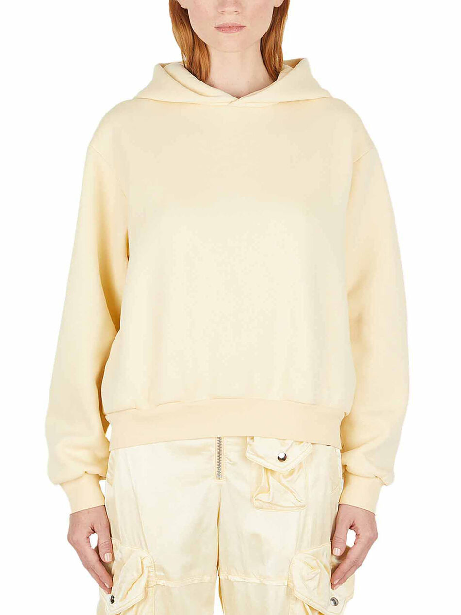 Yellow Hooded Sweatshirt