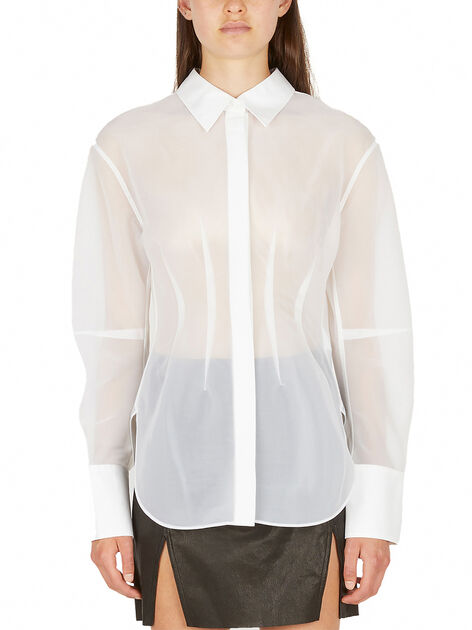 Overlay Mesh Shirt