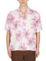 Jacquemus La Chemise Jean Bowling Shirt in Pink  fljac0150013pin
