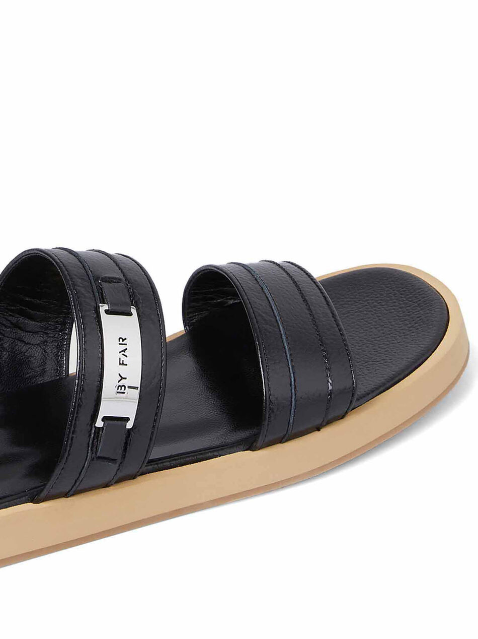 Easy Sandals in Black Leather