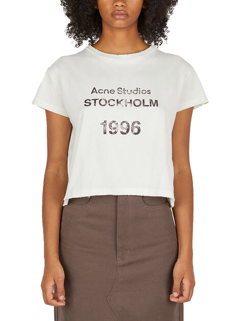 Logo Print T-Shirt in Green