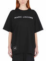 Marc Jacobs The Logo Print Big T-shirt Black flmcj0247009blk