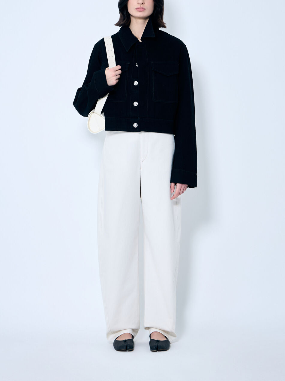 Cropped Denim Jacket