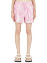 GANNI Tie Dye Pink Shorts Pink flgan0249006pin