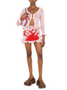 LOUISE LYNGH BJERREGAARD Ruffle Trim Mini Skirt Pink flllb0248007pin