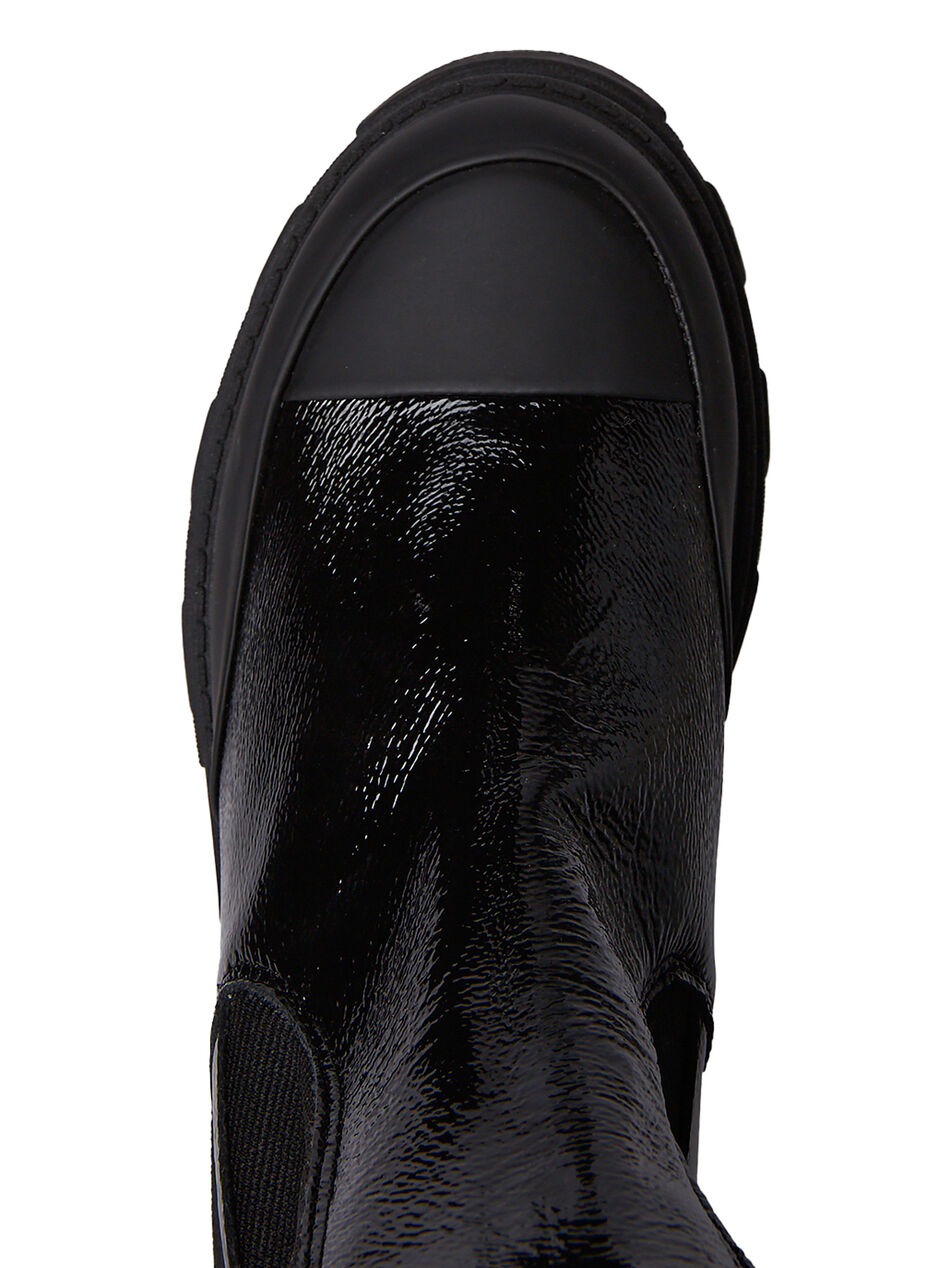 Cleated Heeled Chelsea Boots