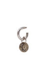 Acne Studios Coin Charm Earring in Silver Silver flacn0250086sil